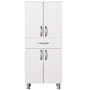 Hanah Home Arizona 4 Kapak Armario de Baño Blanco 59.4x140x31.5 cm